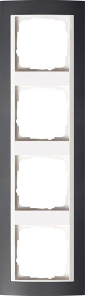 Gira Abdeckrahmen 4f Zwischenrahmen RW Gira Event Anthrazit