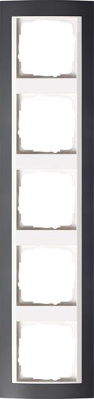 Gira Abdeckrahmen 5f Zwischenrahmen RW Gira Event Anthrazit