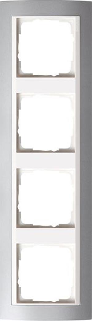 Gira Abdeckrahmen 4f Zwischenrahmen RW Gira Event F Alu