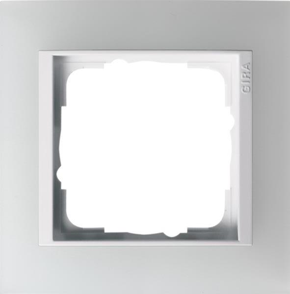 Gira Abdeckrahmen 1f Zwischenrahmen RW Gira Event Opak Weiß