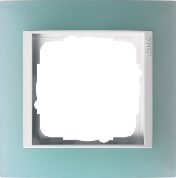 Gira Abdeckrahmen 1f Zwischenrahmen RW Gira Event Opak Mint