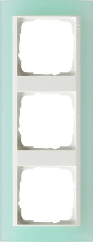 Gira Abdeckrahmen 3f Zwischenrahmen RW Gira Event Opak Mint