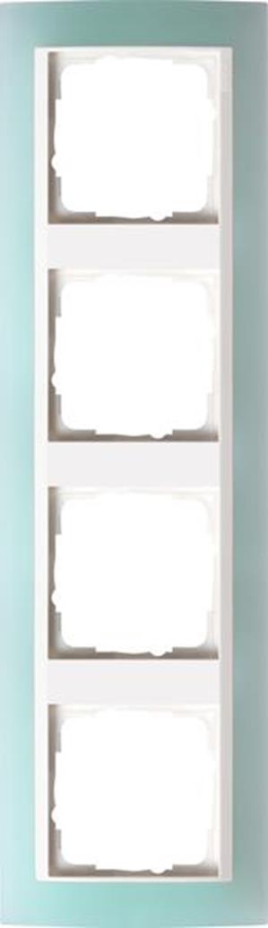 Gira Abdeckrahmen 4f Zwischenrahmen RW Gira Event Opak Mint