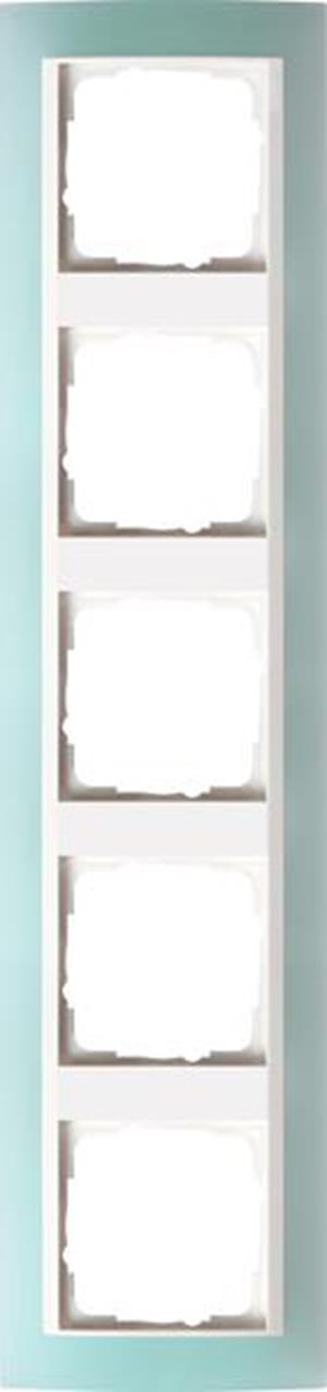 Gira Abdeckrahmen 5f Zwischenrahmen RW Gira Event Opak Mint