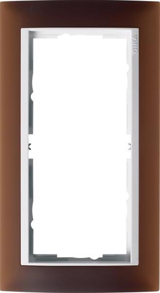 Gira Abdeckrahmen 2f o.M. Zwischenrahmen RW Gira Event Opak Dklbraun