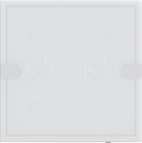 Gira Tastsens.4.95 24 V 1f  Weiß