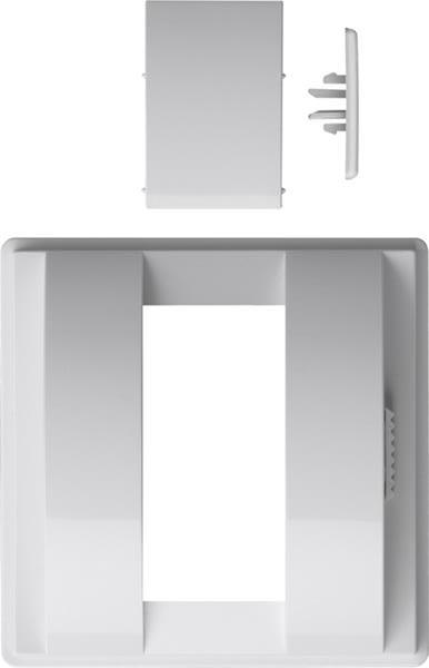 Gira Abd. + Blende Beweg.m.aufs. 1,10 m Kmf Gira TX_44 Reinweiß