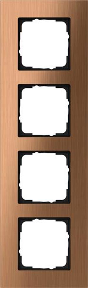 Gira Abdeckrahmen 4f Gira Esprit Bronze