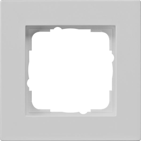 Gira Abdeckrahmen 1f flach Gira E2 Grau m