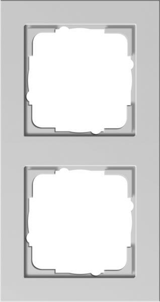 Gira Abdeckrahmen 2f Gira E2 Grau m