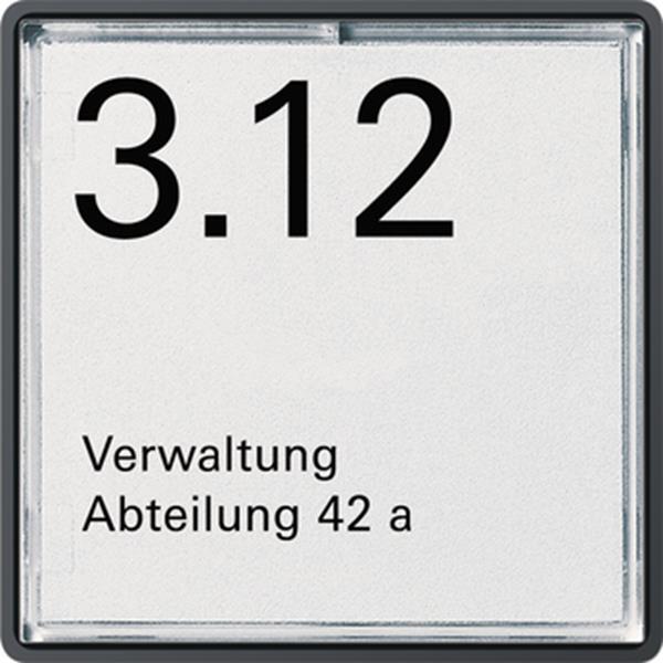 Gira Namens-/Türschild 1f f. ED AL Zubehör