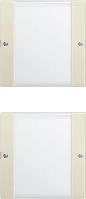 Gira Wippenset 2f (1+1) BSF System 55 Klar/Cremeweiß