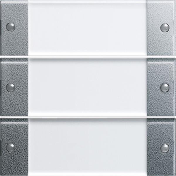 Gira Wippenset 3f BSF System 55 Klar/F Alu