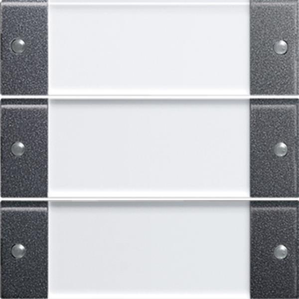 Gira Wippenset 3f BSF System 55 Klar/Anthrazit