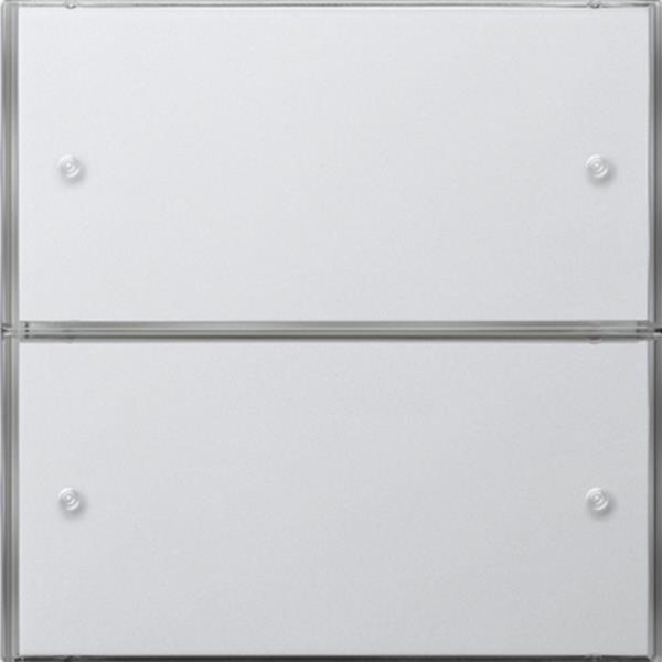 Gira Tastsens.3 Basis 2f KNX Flächenschalter Reinweiß
