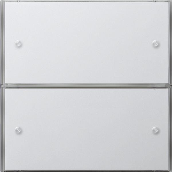 Gira Tastsens.3 Komfort 2f KNX Flächenschalter Reinweiß