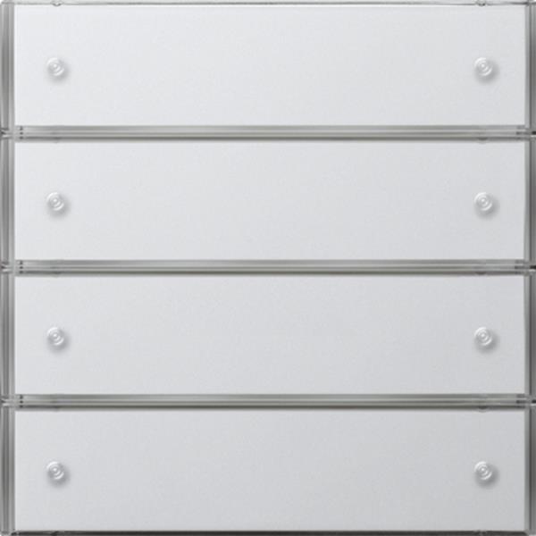 Gira Tastsens.3 Komfort 4f KNX Flächenschalter Reinweiß