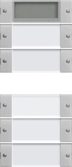 Gira Wippenset 5f Plus (2+3) BSF System 55 Klar/Grau m
