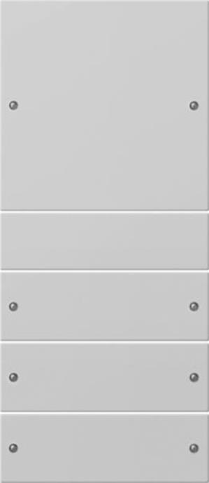 Gira Wippenset 4f (1+3) System 55 Grau m(lack.)