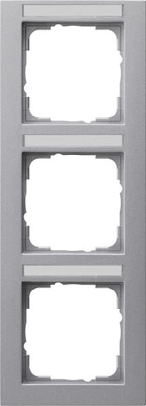 Gira Abdeckrahmen 3f senkr. BSF Gira E2 F Alu