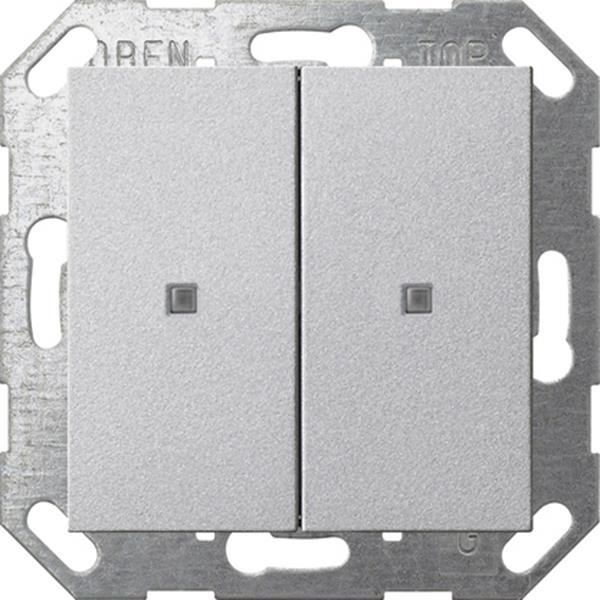 Gira Taster Wippe 2f OneKNX System 55 F Alu