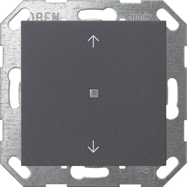 Gira Taster Wippe 1f Pfeile OneKNX System 55 Anthrazit