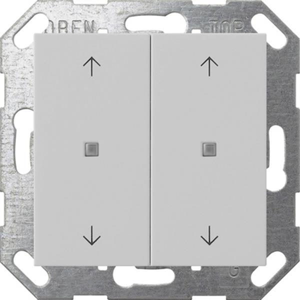 Gira Taster Wippe 2f Pfeile OneKNX System 55 Grau m
