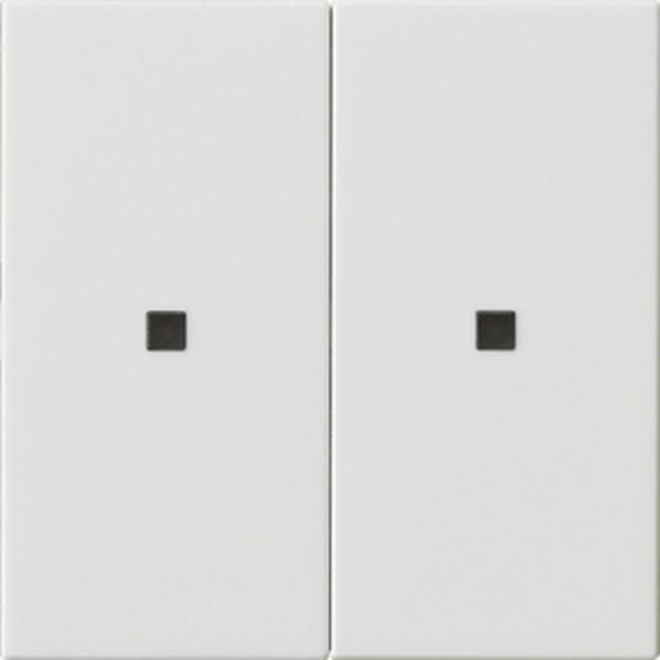Gira RF Bedienaufs. 2f KNX System 55 Reinweiß