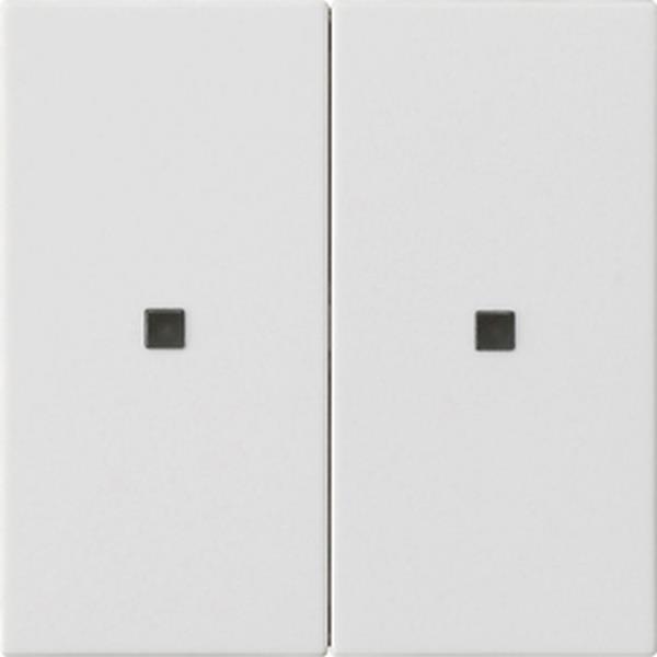 Gira RF Bedienaufs. 2f KNX System 55 Reinweiß m
