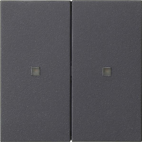 Gira RF Bedienaufs. 2f KNX System 55 Anthrazit