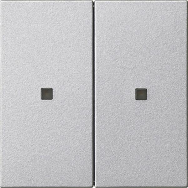 Gira RF Bedienaufs. 2f KNX System 55 F Alu
