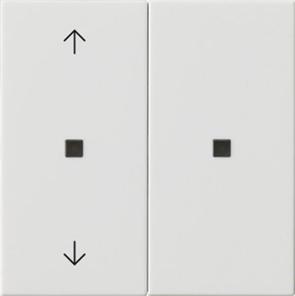 Gira RF Bedienaufs. 2f Pfeile KNX System 55 Reinweiß