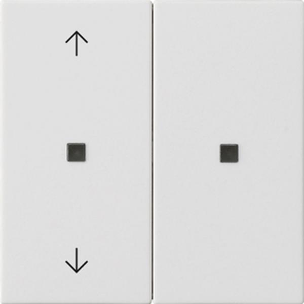 Gira RF Bedienaufs. 2f Pfeile KNX System 55 Reinweiß m