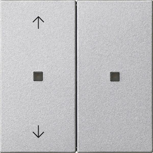 Gira RF Bedienaufs. 2f Pfeile KNX System 55 F Alu