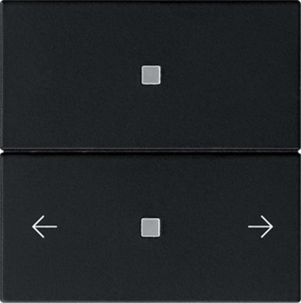 Gira RF Bedienaufs. 2f Pfeile KNX System 55 Schwarz m