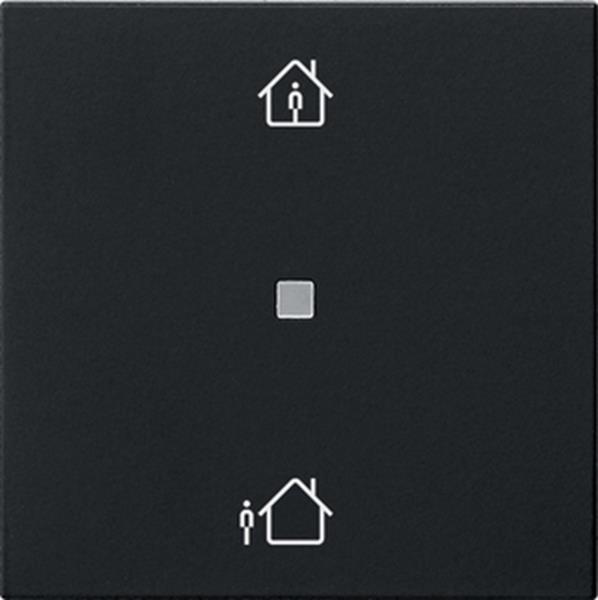 Gira RF Bedienaufs. 1f Heizmodus KNX System 55 Schwarz m