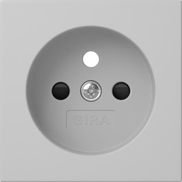Gira Abdeckung Steckdose Erdstift SP System 55 Grau m