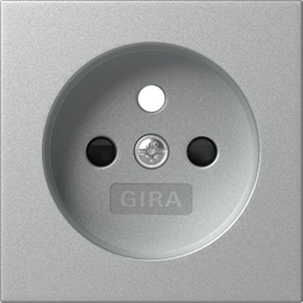 Gira Abdeckung Steckdose Erdstift SP System 55 F Alu