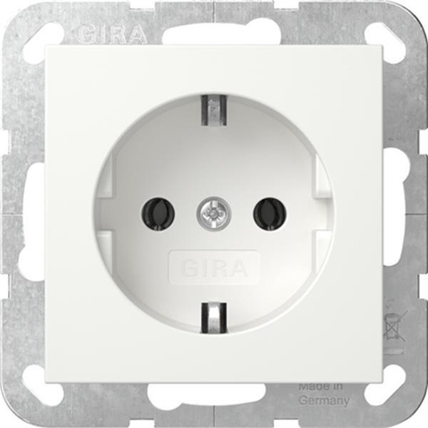 Gira SCHUKO-Steckd. SRK System 55 Reinweiß
