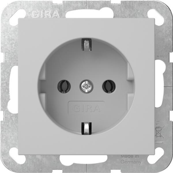 Gira SCHUKO-Steckd. System 55 Grau m