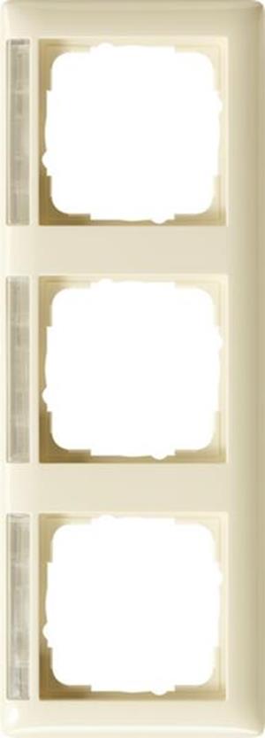 Gira Abdeckrahmen 3f waager. BSF Gira Standard 55 Cremeweiß