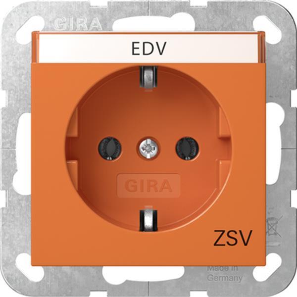 Gira SCHUKO-Steckdose BSF ZSV  System 55 Orange
