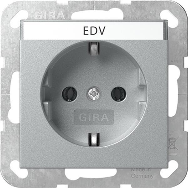 Gira SCHUKO-Steckd. BSF System 55 F Alu