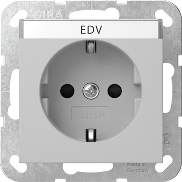 SCHUKO-Steckd. BSF + SH System 55 Grau m