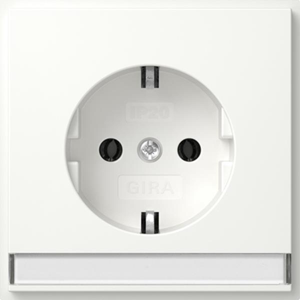 Gira SCHUKO-Steckdose BSF + SP (IP20) Gira TX_44 Reinweiß