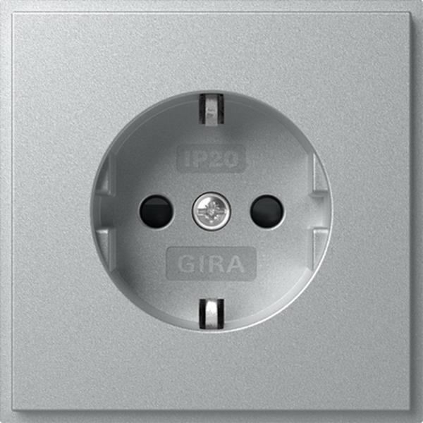 Gira SCHUKO-Steckdose SP (IP20) Gira TX_44 F Alu