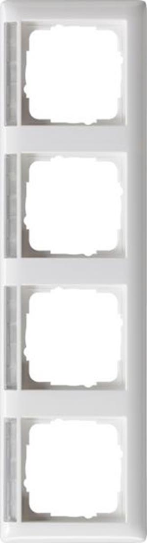 Gira Abdeckrahmen 4f waager. BSF Gira Standard 55 Reinweiß