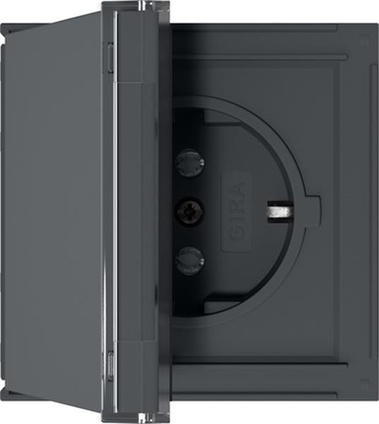 Gira SCHUKO-Steckdose KD + BSF Gira TX_44 Anthrazit Gira SCHUKO-Steckdose KD + BSF Gira TX_44 Anthrazit