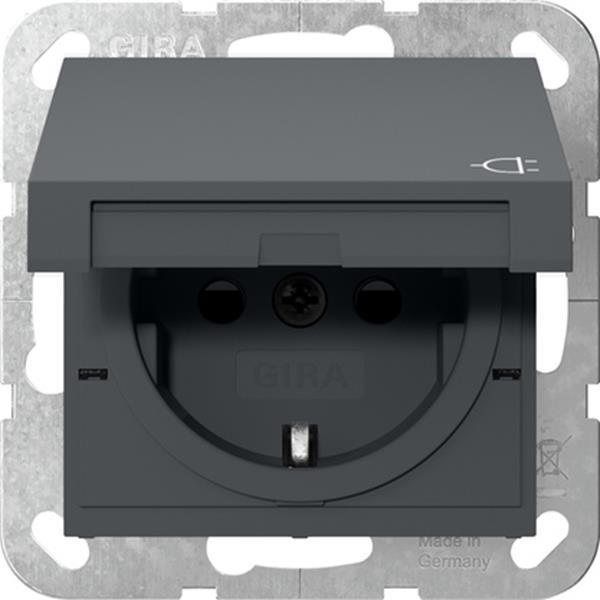 Gira SCHUKO-Steckdose KD + SP System 55 Anthrazit