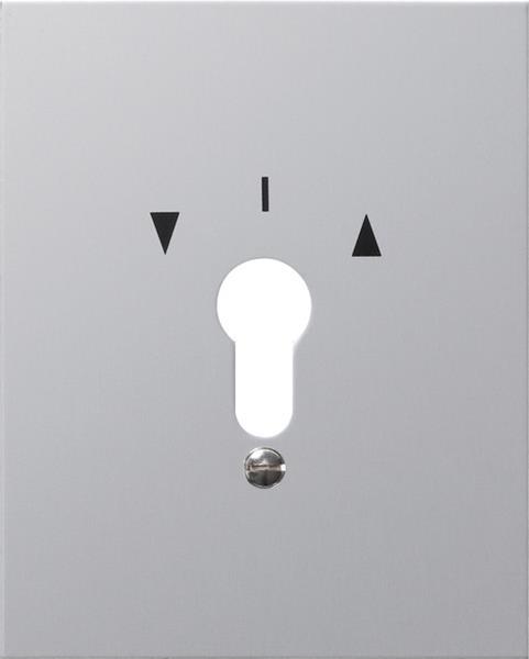 Gira Metallabd. + Symbole WG AP Aluminium